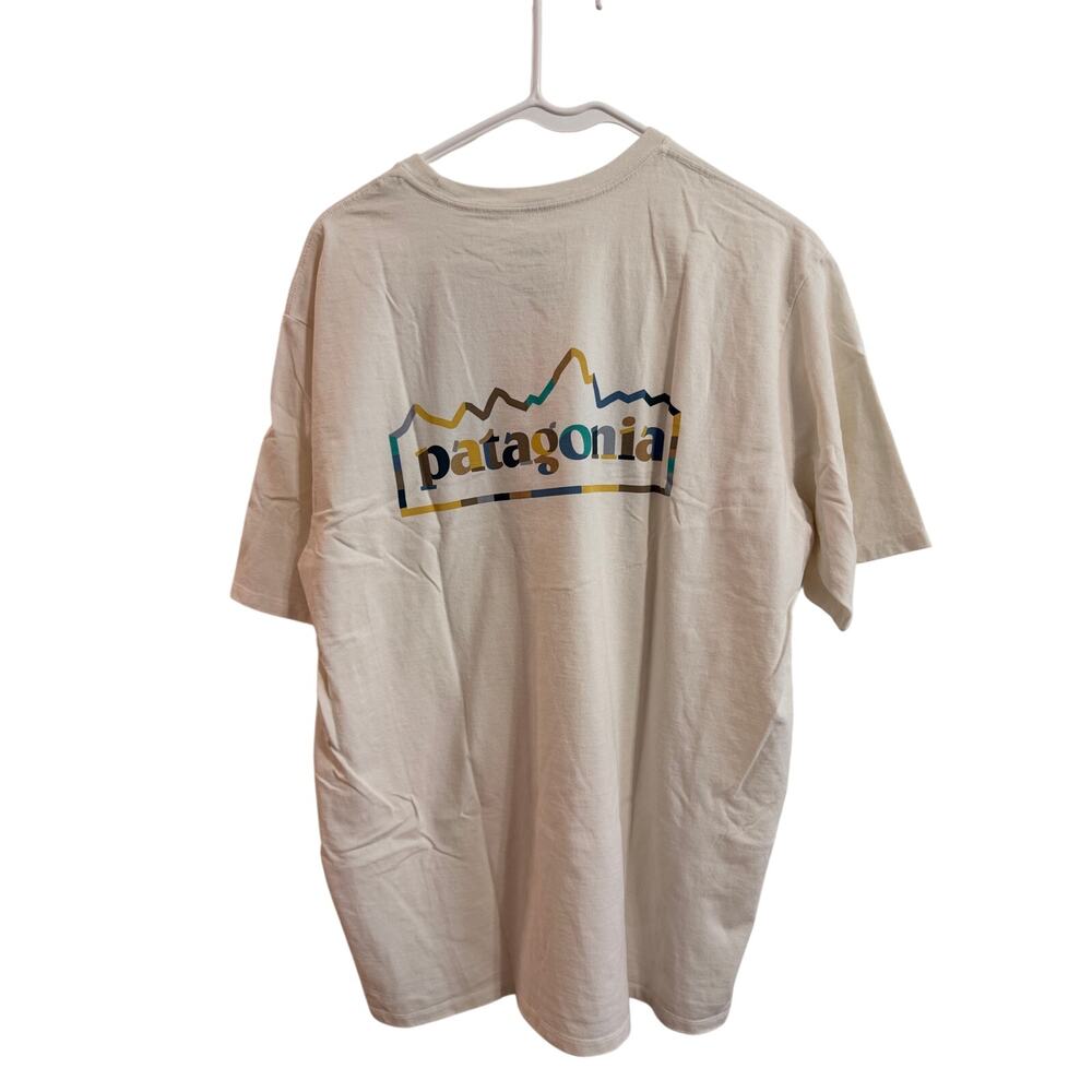 Patagonia NWT Unity Fitz Responsibili T-Shirt - Birch White Sz L Men’s Tee